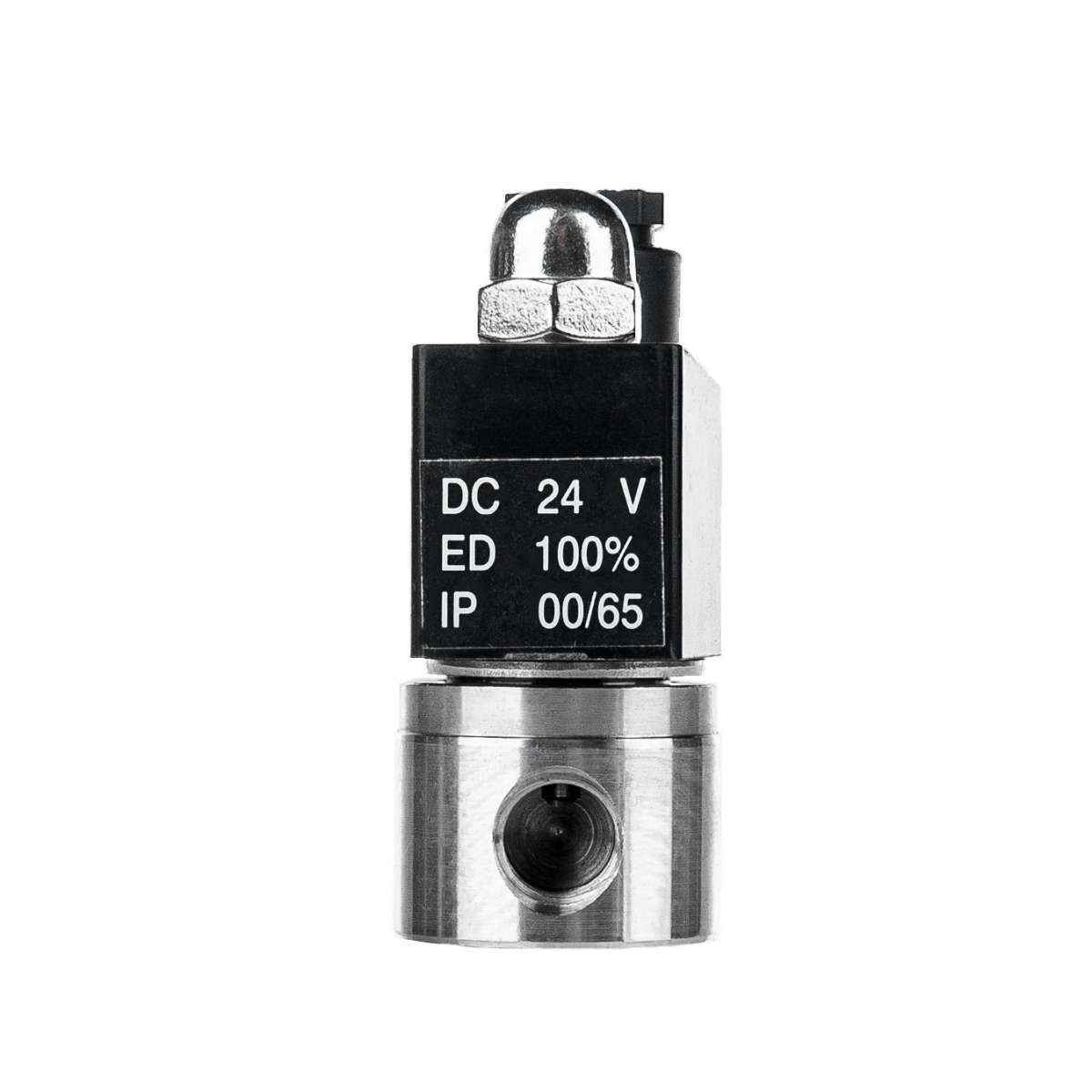 Inline-Edelstahl-Magnetventil BMV60404IV28, FKM, 12 V/DC Inline-Edelstahl-Magnetventil BMV60404IV28, FKM, 12 V/DC