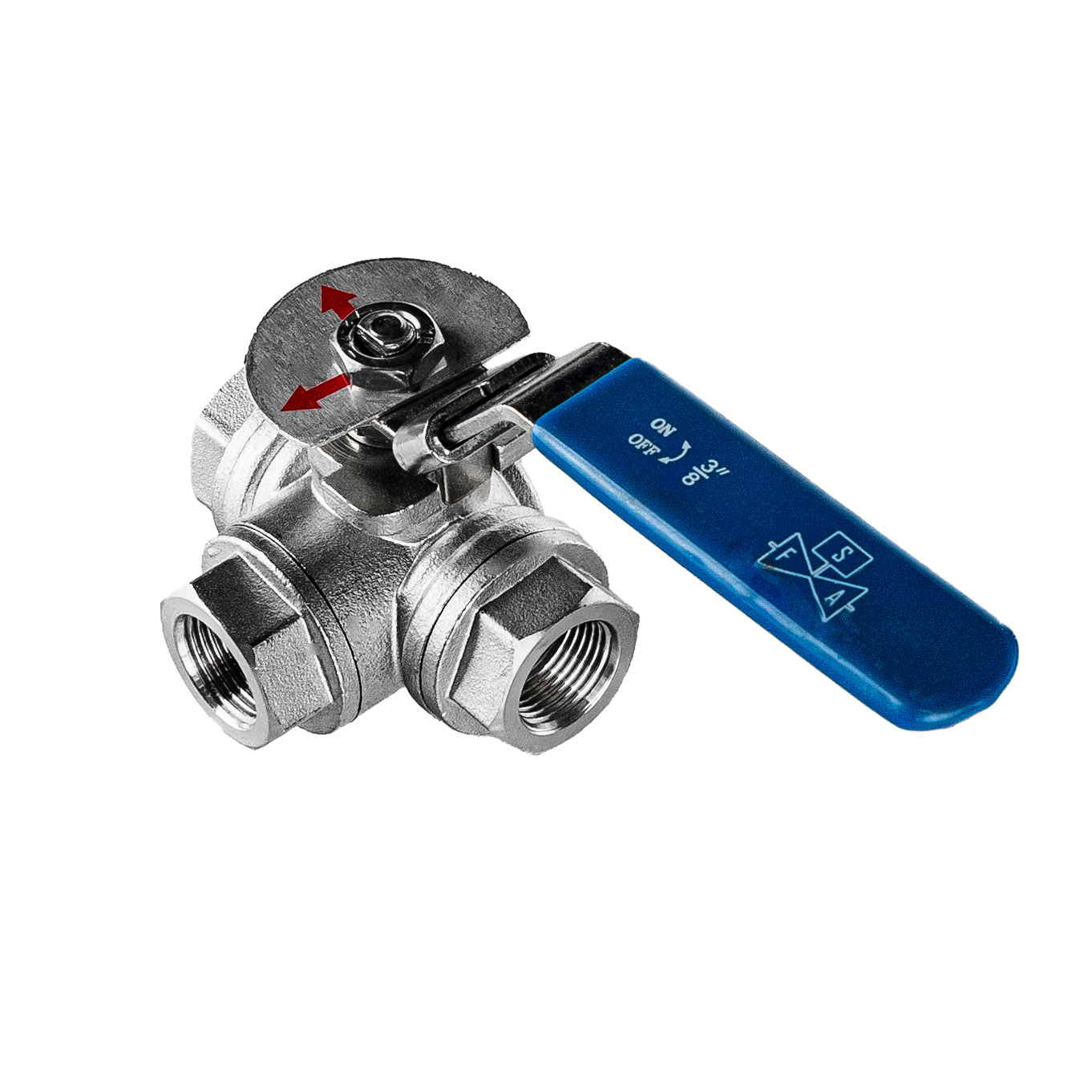 FSA Kugelhahn Edelstahl 316 - 2-Wege Kugelhahn 1/2"