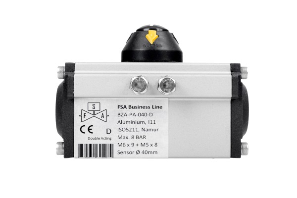 FSA Pneumatik Antrieb Aluminium ISO 5211 Betätigung Doppelt 14,1 Nm